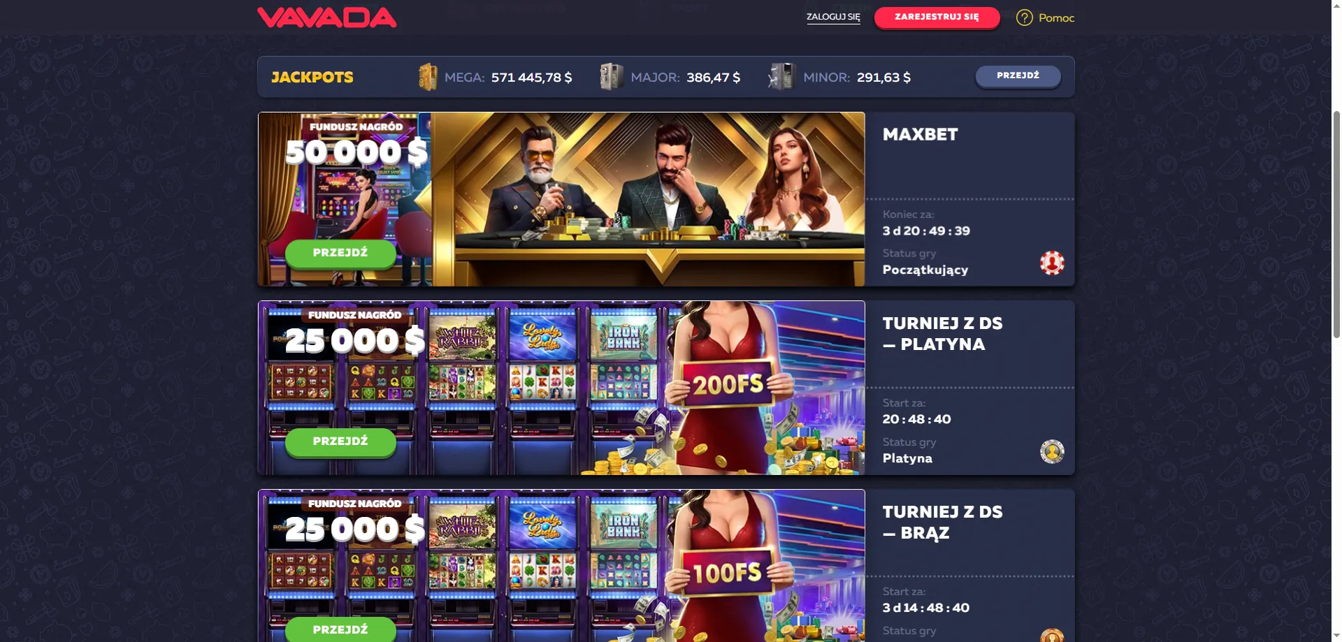 vavada kod promocyjny